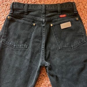 Vintage black wranglers